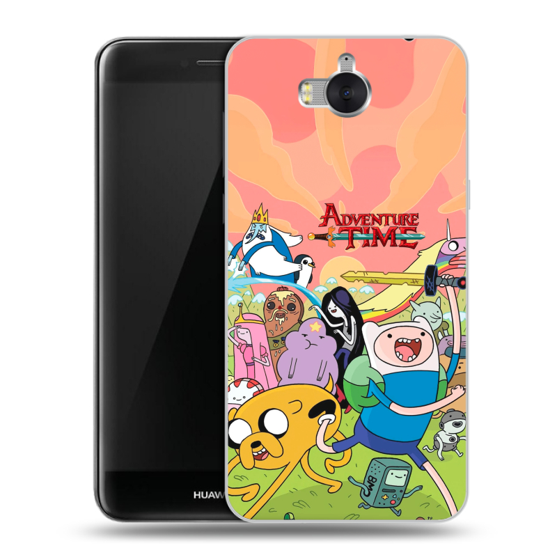 Пластиковый чехол на Huawei Y5 (2017) с принтом Adventure time Время приключений Пластиковый чехол на Huawei Y5 (2017) с принтом Adventure time Время приключений
