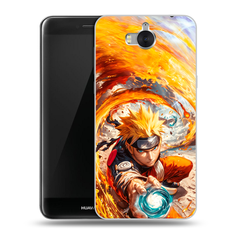 Силиконовый чехол на Huawei Y5 (2017) с принтом Аниме Наруто Naruto Силиконовый чехол на Huawei Y5 (2017) с принтом Аниме Наруто Naruto