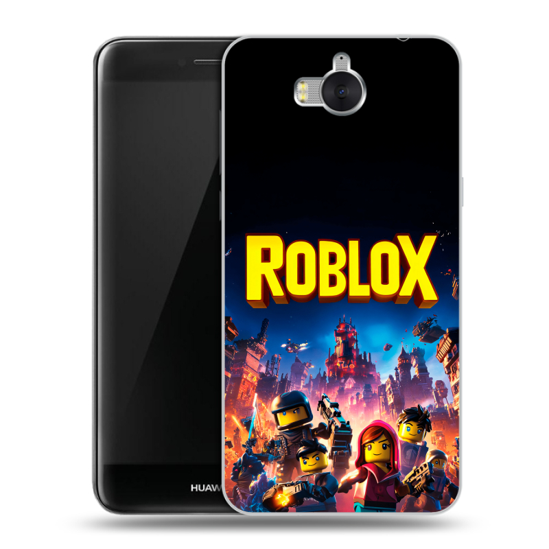 Силиконовый чехол на Huawei Y5 (2017) с принтом Roblox Роблокс Силиконовый чехол на Huawei Y5 (2017) с принтом Roblox Роблокс