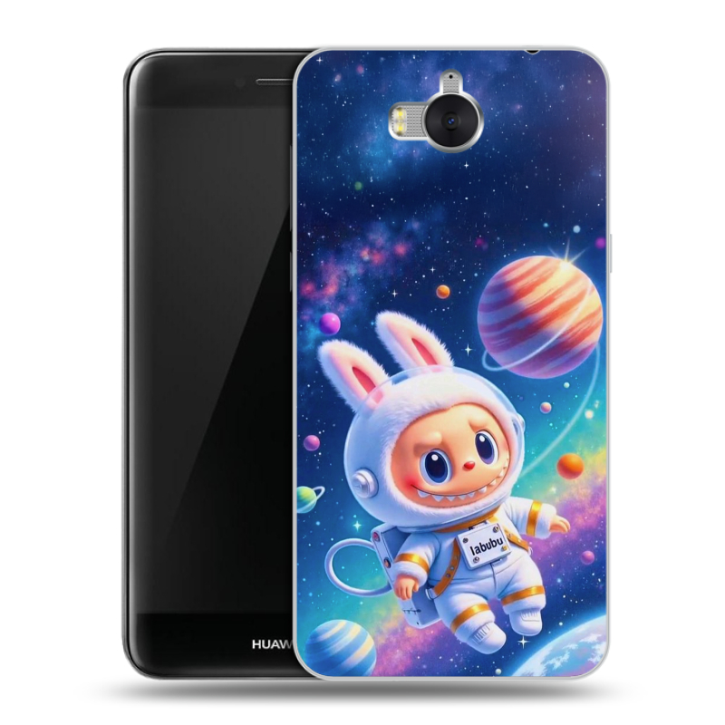 Силиконовый чехол на Huawei Y5 (2017) с принтом Labubu Лабубу Силиконовый чехол на Huawei Y5 (2017) с принтом Labubu Лабубу