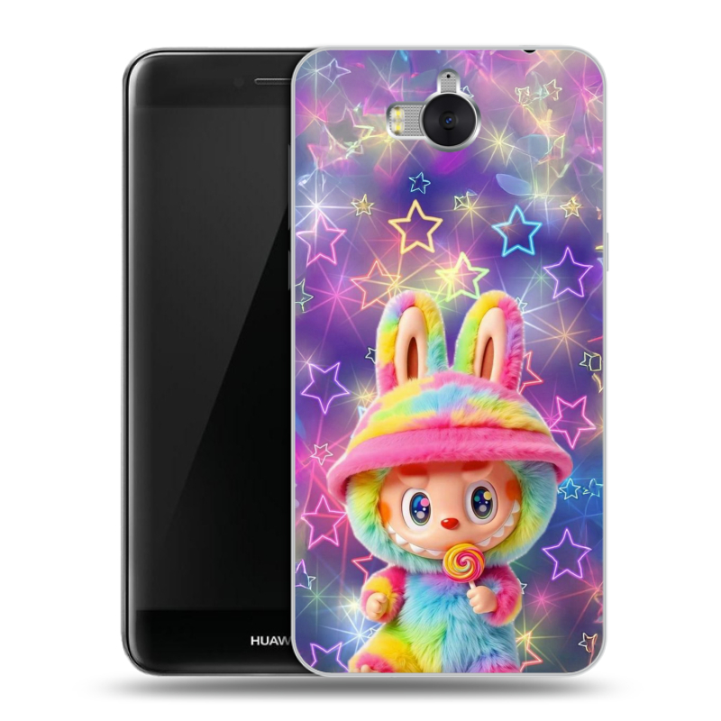 Силиконовый чехол на Huawei Y5 (2017) с принтом Labubu Лабубу Силиконовый чехол на Huawei Y5 (2017) с принтом Labubu Лабубу