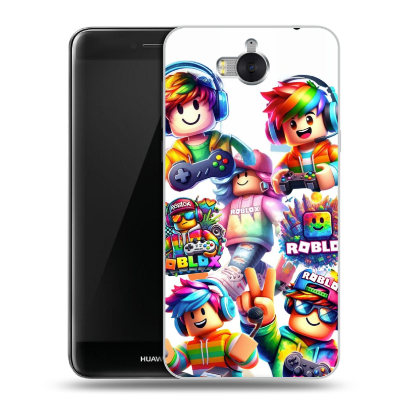 Силиконовый чехол на Huawei Y5 (2017) с принтом Roblox Роблокс Силиконовый чехол на Huawei Y5 (2017) с принтом Roblox Роблокс
