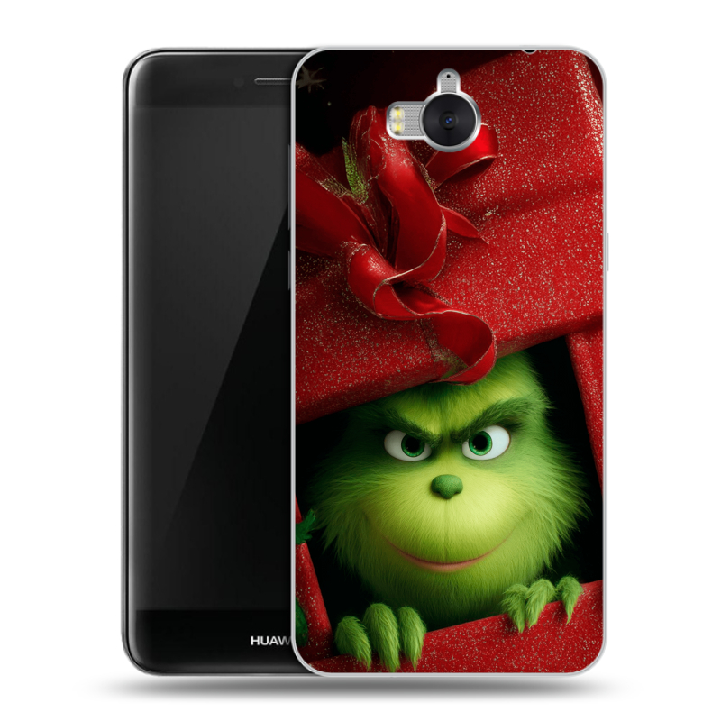 Пластиковый чехол на Huawei Y5 (2017) с принтом Новый год Пластиковый чехол на Huawei Y5 (2017) с принтом Новый год