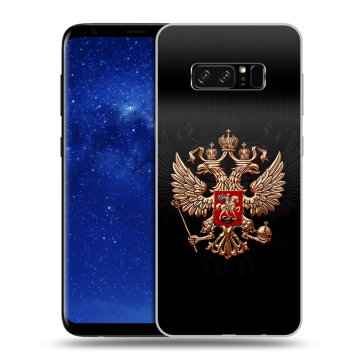 Силиконовый чехол на Samsung Galaxy Note 8 с принтом Герб России Силиконовый чехол на Samsung Galaxy Note 8 с принтом Герб России
