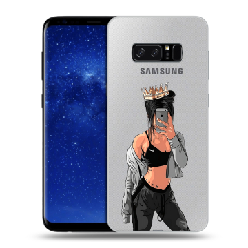 Силиконовый чехол на Samsung Galaxy Note 8 с принтом Женские принты Силиконовый чехол на Samsung Galaxy Note 8 с принтом Женские принты