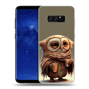 Силиконовый чехол на Samsung Galaxy Note 8 с принтом Сова Силиконовый чехол на Samsung Galaxy Note 8 с принтом Сова