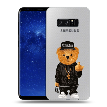 Силиконовый чехол на Samsung Galaxy Note 8 с принтом Мишка Силиконовый чехол на Samsung Galaxy Note 8 с принтом Мишка