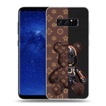 Силиконовый чехол на Samsung Galaxy Note 8 с принтом Луи робот