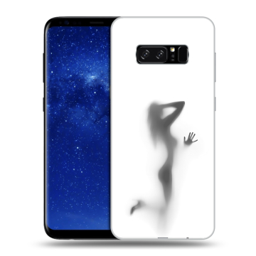 Силиконовый чехол на Samsung Galaxy Note 8 с принтом Силуэт Силиконовый чехол на Samsung Galaxy Note 8 с принтом Силуэт