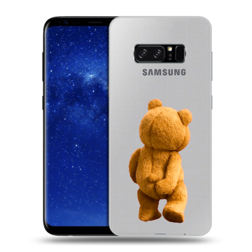 Силиконовый чехол на Samsung Galaxy Note 8 с принтом Медведь