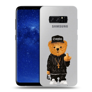 Силиконовый чехол на Samsung Galaxy Note 8 с принтом Плюшевый медведь Силиконовый чехол на Samsung Galaxy Note 8 с принтом Плюшевый медведь