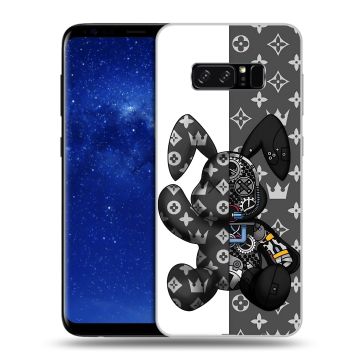Силиконовый чехол на Samsung Galaxy Note 8 с принтом Луи робот
