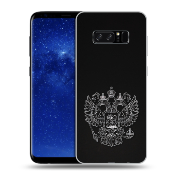 Силиконовый чехол на Samsung Galaxy Note 8 с принтом Герб России Силиконовый чехол на Samsung Galaxy Note 8 с принтом Герб России
