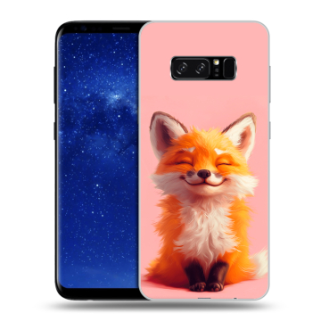 Силиконовый чехол на Samsung Galaxy Note 8 с принтом милая лиса