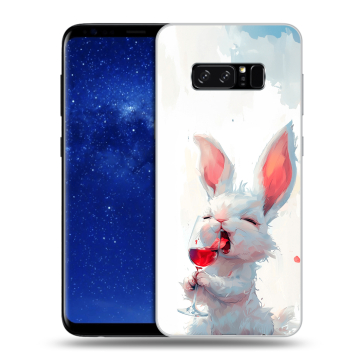 Силиконовый чехол на Samsung Galaxy Note 8 с принтом кролик зайчик Силиконовый чехол на Samsung Galaxy Note 8 с принтом кролик зайчик