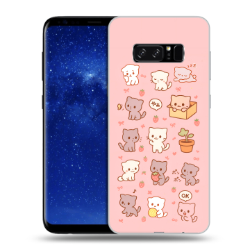 Силиконовый чехол на Samsung Galaxy Note 8 с принтом Hello Kitty Хелоу Кити Силиконовый чехол на Samsung Galaxy Note 8 с принтом Hello Kitty Хелоу Кити