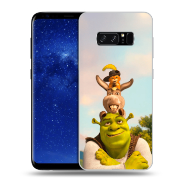Силиконовый чехол на Samsung Galaxy Note 8 с принтом Шрек Shrek Силиконовый чехол на Samsung Galaxy Note 8 с принтом Шрек Shrek