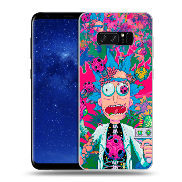 Силиконовый чехол на Samsung Galaxy Note 8 с принтом Рик и Морти Rick Morty Силиконовый чехол на Samsung Galaxy Note 8 с принтом Рик и Морти Rick Morty