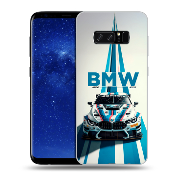 Силиконовый чехол на Samsung Galaxy Note 8 с принтом БМВ BMW Силиконовый чехол на Samsung Galaxy Note 8 с принтом БМВ BMW