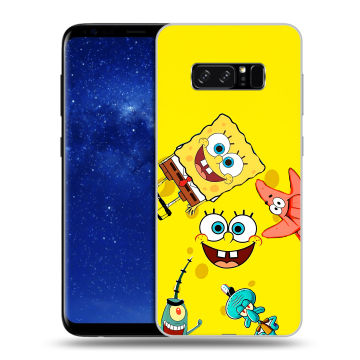Силиконовый чехол на Samsung Galaxy Note 8 с принтом Спанч боб Спанчбоб Силиконовый чехол на Samsung Galaxy Note 8 с принтом Спанч боб Спанчбоб