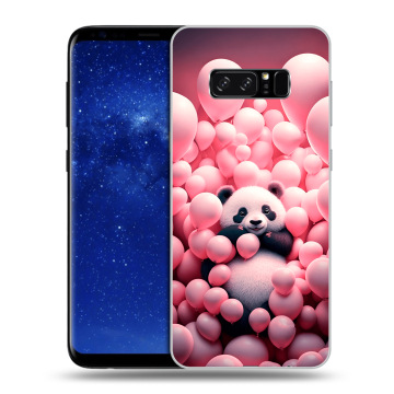 Силиконовый чехол на Samsung Galaxy Note 8 с принтом Панда Силиконовый чехол на Samsung Galaxy Note 8 с принтом Панда