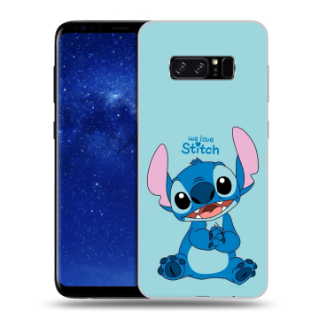 Силиконовый чехол на Samsung Galaxy Note 8 с принтом Лило и Стич Силиконовый чехол на Samsung Galaxy Note 8 с принтом Лило и Стич