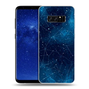 Силиконовый чехол на Samsung Galaxy Note 8 с принтом Космос звезды Силиконовый чехол на Samsung Galaxy Note 8 с принтом Космос звезды