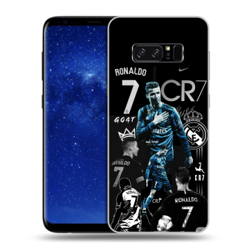 Силиконовый чехол на Samsung Galaxy Note 8 с принтом Реал Роналдо Силиконовый чехол на Samsung Galaxy Note 8 с принтом Реал Роналдо