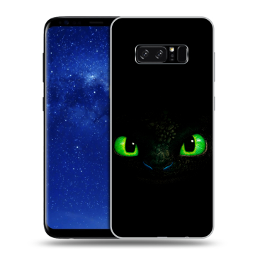 Силиконовый чехол на Samsung Galaxy Note 8 с принтом Как приручить дракона
