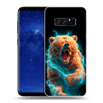 Силиконовый чехол на Samsung Galaxy Note 8 с принтом Медведь Силиконовый чехол на Samsung Galaxy Note 8 с принтом Медведь