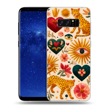 Силиконовый чехол на Samsung Galaxy Note 8 с принтом Модный принт Силиконовый чехол на Samsung Galaxy Note 8 с принтом Модный принт