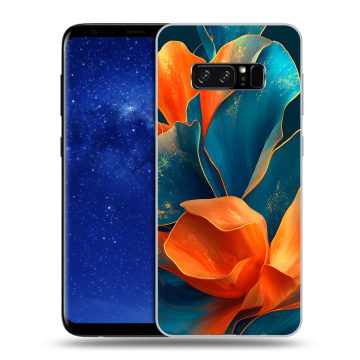 Силиконовый чехол на Samsung Galaxy Note 8 с принтом Цветы Силиконовый чехол на Samsung Galaxy Note 8 с принтом Цветы