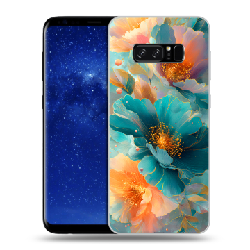 Силиконовый чехол на Samsung Galaxy Note 8 с принтом Цветы Силиконовый чехол на Samsung Galaxy Note 8 с принтом Цветы