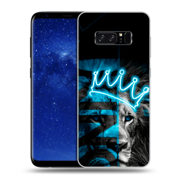 Силиконовый чехол на Samsung Galaxy Note 8 с принтом Король лев Силиконовый чехол на Samsung Galaxy Note 8 с принтом Король лев