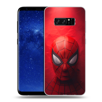 Силиконовый чехол на Samsung Galaxy Note 8 с принтом Spiderman Человек паук