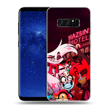 Силиконовый чехол на Samsung Galaxy Note 8 с принтом Hazbin Hotel Отель Хазбин Силиконовый чехол на Samsung Galaxy Note 8 с принтом Hazbin Hotel Отель Хазбин