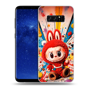 Силиконовый чехол на Samsung Galaxy Note 8 с принтом Labubu Лабубу