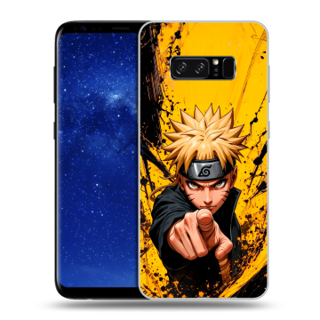 Силиконовый чехол на Samsung Galaxy Note 8 с принтом Naruto Наруто