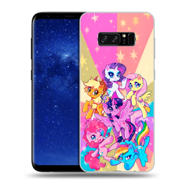 Силиконовый чехол на Samsung Galaxy Note 8 с принтом My little pony Дружба чудо