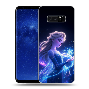Силиконовый чехол на Samsung Galaxy Note 8 с принтом Холодное сердце Frozen Силиконовый чехол на Samsung Galaxy Note 8 с принтом Холодное сердце Frozen