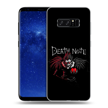 Силиконовый чехол на Samsung Galaxy Note 8 с принтом Death note Тетрадь смерти Силиконовый чехол на Samsung Galaxy Note 8 с принтом Death note Тетрадь смерти