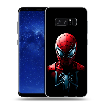 Силиконовый чехол на Samsung Galaxy Note 8 с принтом Spiderman Человек паук Силиконовый чехол на Samsung Galaxy Note 8 с принтом Spiderman Человек паук