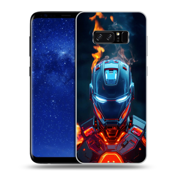 Силиконовый чехол на Samsung Galaxy Note 8 с принтом IronMan Железный человек Силиконовый чехол на Samsung Galaxy Note 8 с принтом IronMan Железный человек