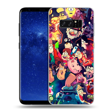 Силиконовый чехол на Samsung Galaxy Note 8 с принтом Gravity Falls Гравити Фолз Силиконовый чехол на Samsung Galaxy Note 8 с принтом Gravity Falls Гравити Фолз