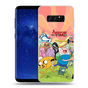 Силиконовый чехол на Samsung Galaxy Note 8 с принтом Adventure time Время приключений Силиконовый чехол на Samsung Galaxy Note 8 с принтом Adventure time Время приключений