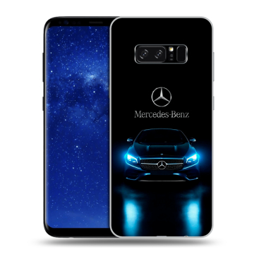 Силиконовый чехол на Samsung Galaxy Note 8 с принтом Mercedes Мерседес Силиконовый чехол на Samsung Galaxy Note 8 с принтом Mercedes Мерседес