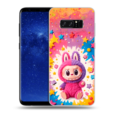 Силиконовый чехол на Samsung Galaxy Note 8 с принтом Labubu Лабубу