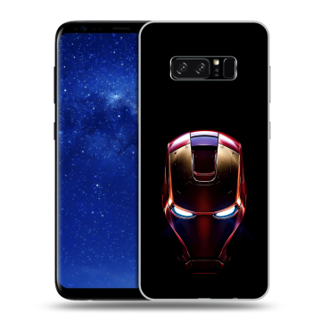 Силиконовый чехол на Samsung Galaxy Note 8 с принтом IronMan Железный человек