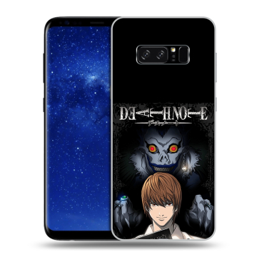 Силиконовый чехол на Samsung Galaxy Note 8 с принтом Death note Тетрадь смерти Силиконовый чехол на Samsung Galaxy Note 8 с принтом Death note Тетрадь смерти