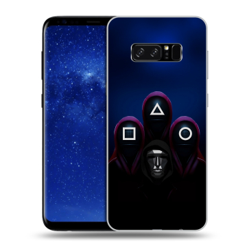 Силиконовый чехол на Samsung Galaxy Note 8 с принтом Игра Кальмара Силиконовый чехол на Samsung Galaxy Note 8 с принтом Игра Кальмара